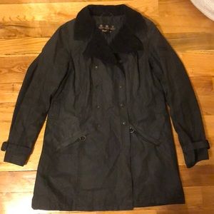 Barbour international trench coat